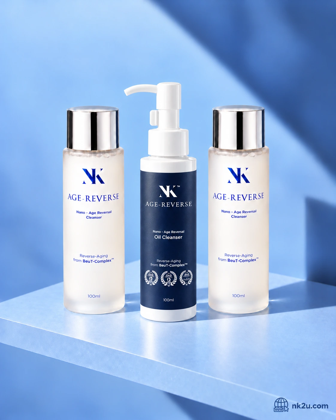 NK Age-Reverse Oil Cleanser + 2 Cleanser